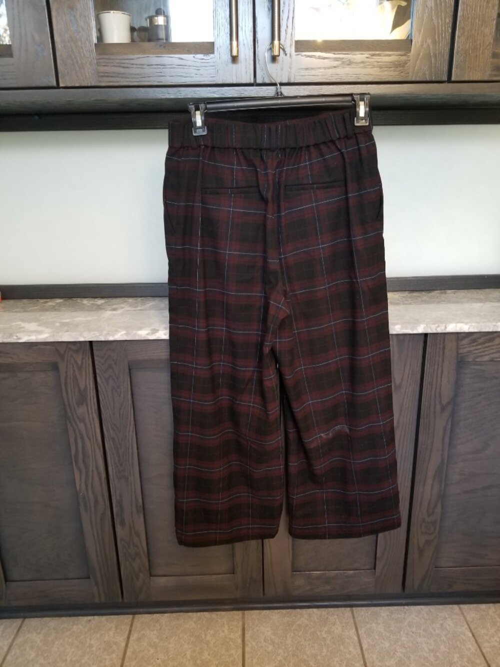 Uniqlo Plaid Wide Leg Pants - Picture 3 of 3